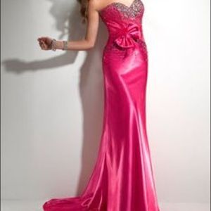 Pink prom dress